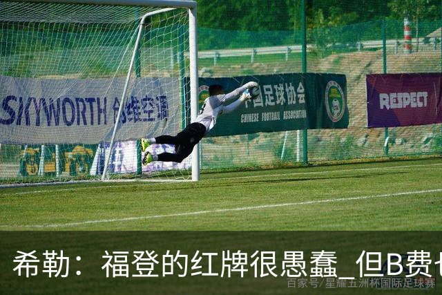 希勒：福登的红牌很愚蠢 但B费也应该被红牌罚下，如果罚就都得罚